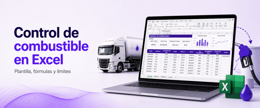 Control de combustible en Excel