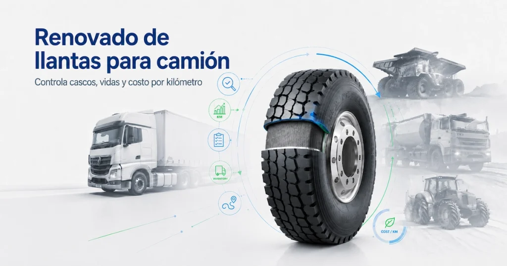 Renovado de llantas para camión