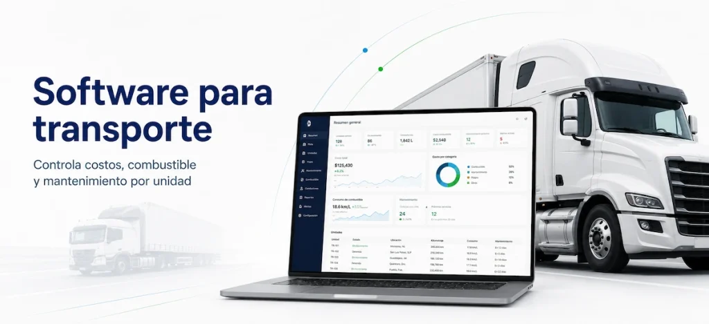Software para transporte: cómo controlar el costo real de cada vehículo