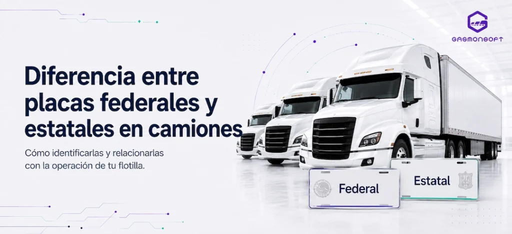 Placas federales vs placas estatales de camión