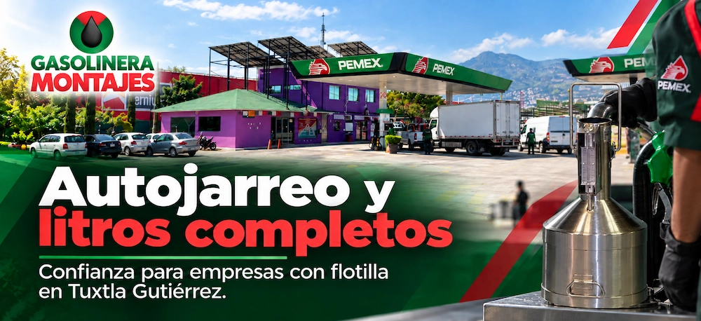 Autojarreo: Litros completos en Tuxtla Gutiérrez, Chiapas