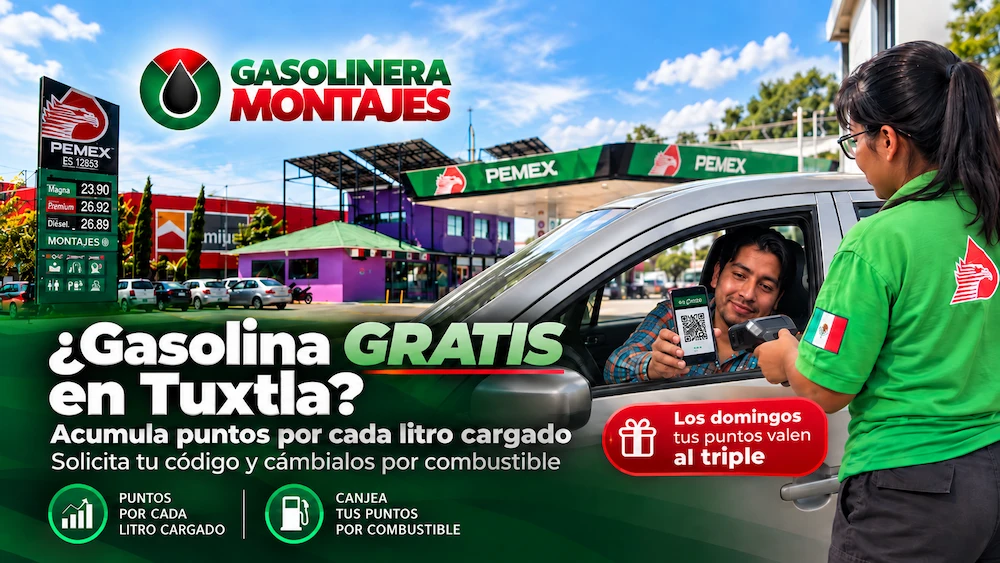 ¿Gasolina GRATIS en Tuxtla?
